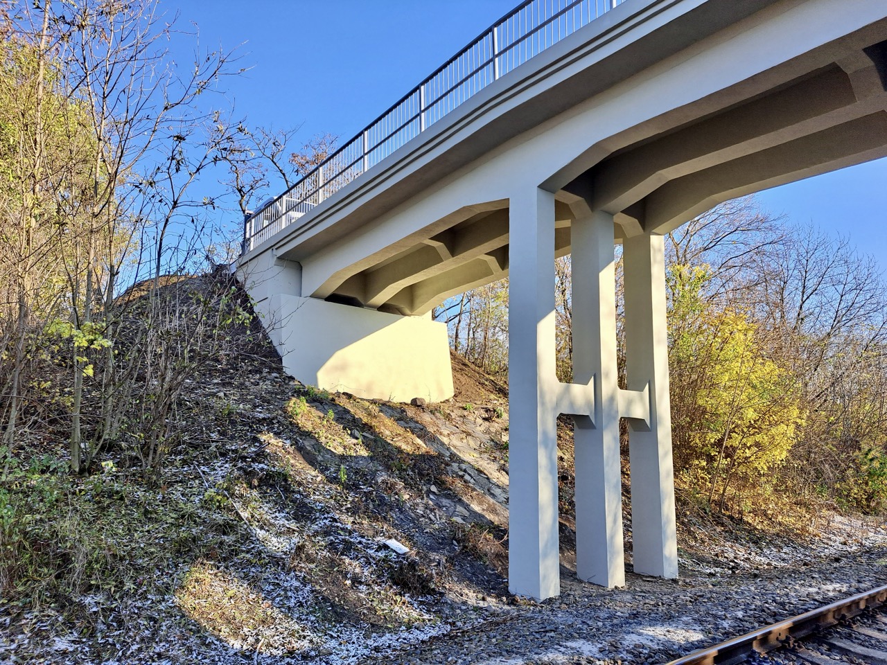 Trať Veselí n. Moravou – Vrbice – rekonstrukce mostů - Wegen- en bruggenbouw