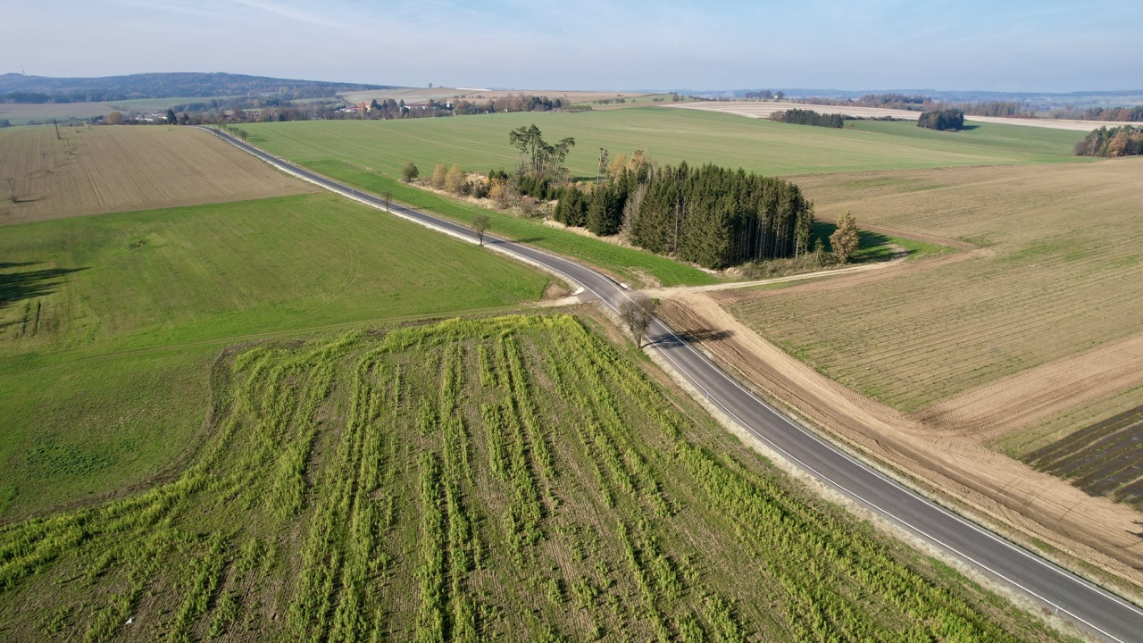 Silnice III/1281 – rekonstrukce úseku Košetice–Vyklantice - Wegen- en bruggenbouw